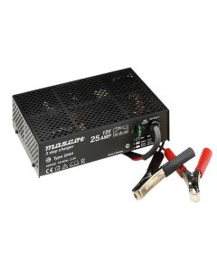 Mascot 2044 12V/20A 3-Step Switch Mode SLA Battery Charger with timer, fixed EU mains lead