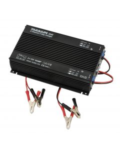 Mascot 2640 12V/2x10A Dual Output 3-Step SLA Battery Charger with timer, fixed EU mains lead