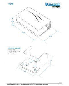 Mascot 3240 12V/7A 3-Step SLA Battery Charger with current detection