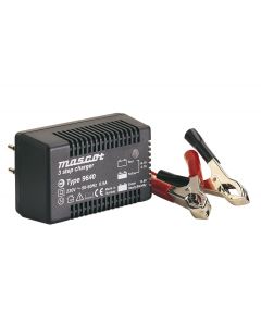 Mascot 9640 6V/2.7A 3-Step Switch Mode SLA Battery Charger with timer, fixed EU plug