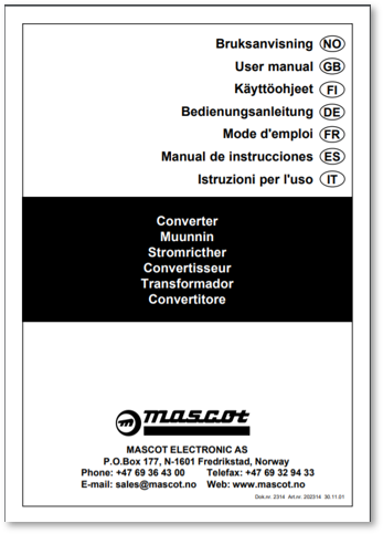 Converters User Manual