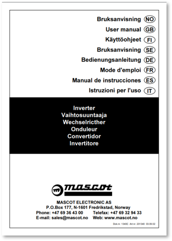 Inverters User manual